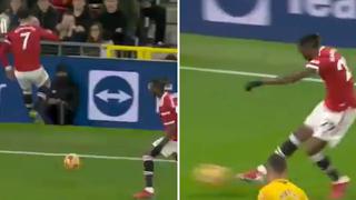 Su esfuerzo no valió: Cristiano mantuvo la pelota, pero su compañero falló al centrar [VIDEO]