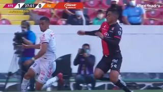 Falta innecesaria: Anderson Santamaría fue amonestado en el Atlas vs. Tijuana por la Liga MX [VIDEO]