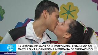 Amor Panamericano: Hugo del Castillo y la campeona mexicana de Taekwondo