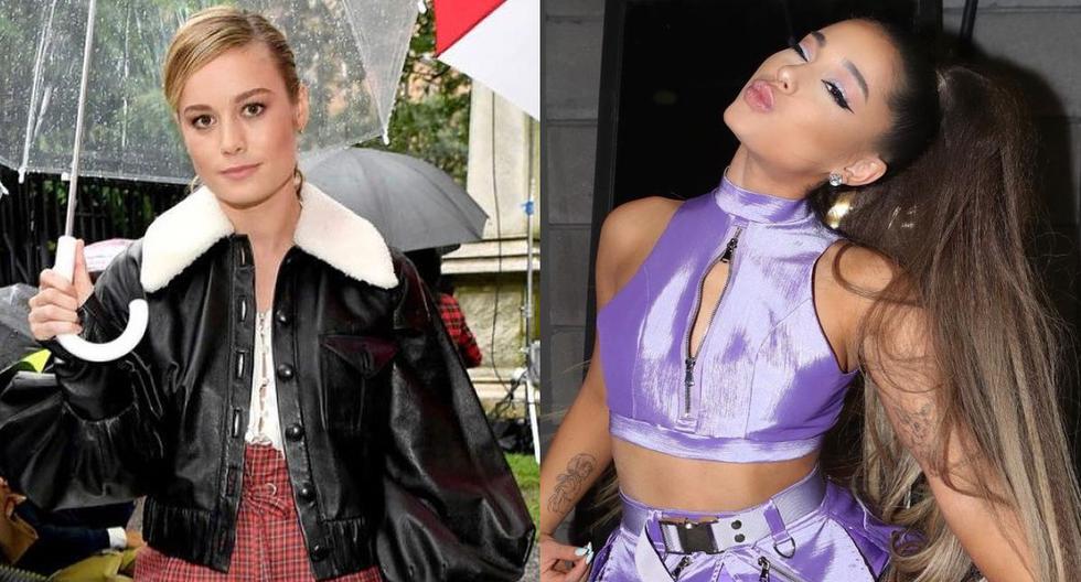 Ariana Grande Brie Larson demuestra su talento en el canto