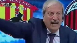 Avergonzado: relator del AC Milan enloqueció por gol del Benevento al minuto final [VIDEO]