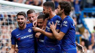 Con triplete de Hazard: Chelsea venció 4-1 a Cardiff City y sigue con puntaje perfecto en la Premier League