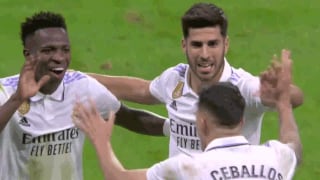 Llegó antes del descanso: gol de Asensio para el 1-0 del Madrid vs. Celta [VIDEO]