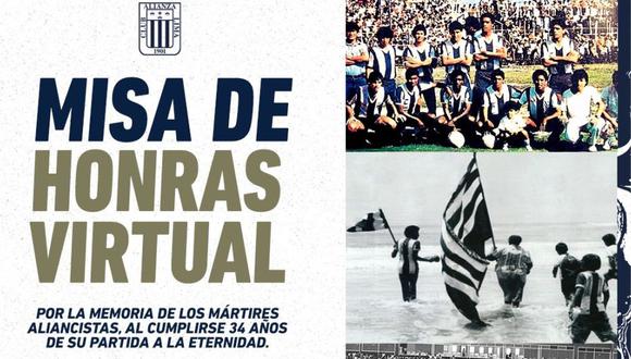 Alianza Lima realizará misa de honras este miércoles. (Foto: prensa AL)
