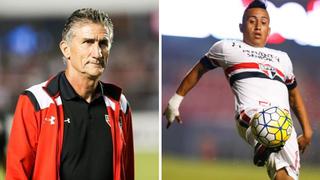 Christian Cueva: Edgardo Bauza lo elogió tras debut en Sao Paulo