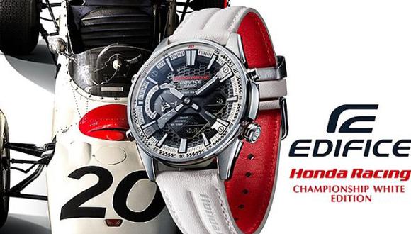La nueva colaboración entre EDIFICE con Honda Racing llamará la atención de todos los amantes del mundo del motor.