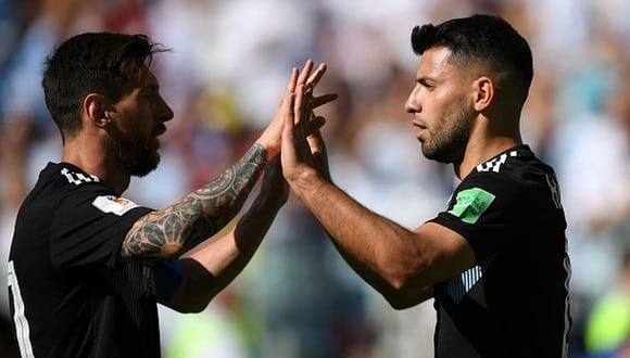 Sergio Agüero y Lionel Messi han jugado juntos en la selección de Argentina. (Getty)