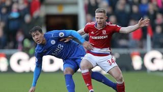 Insólita medida: Leo Ulloa se declaró en huelga tras pocos minutos de juego en Leicester
