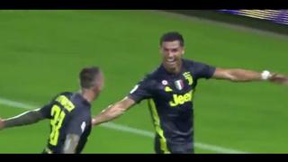 ¡Llegó su revancha! Cristiano Ronaldo marcó el 1-0 de la Juventus ante Frosinone [VIDEO]