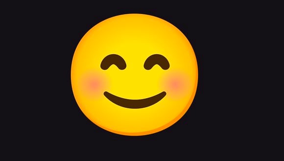 WHATSAPP | Si tu pareja o amigo te mandó el emoji de la carita feliz sonrojada, aquí te decimos qué significa en WhatsApp. (Foto: Emojipedia)