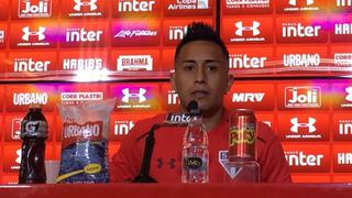 No todo es alegría: la explicación de Christian Cueva sobre su mal momento en Sao Paulo