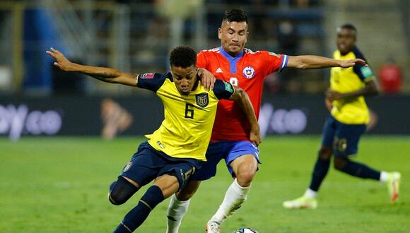 Ecuador recordó triunfo ante Chile por Eliminatorias Mundial Qatar 2022 en Santiago. (AFP)