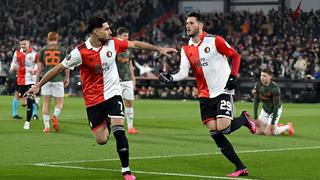 Hizo lo que quiso: golazo de Santiago Giménez para el 1-0 del Feyenoord vs. Shakhtar