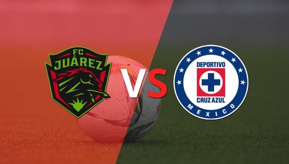 Termina el primer tiempo con una victoria para Cruz Azul vs FC Juárez por 2-0