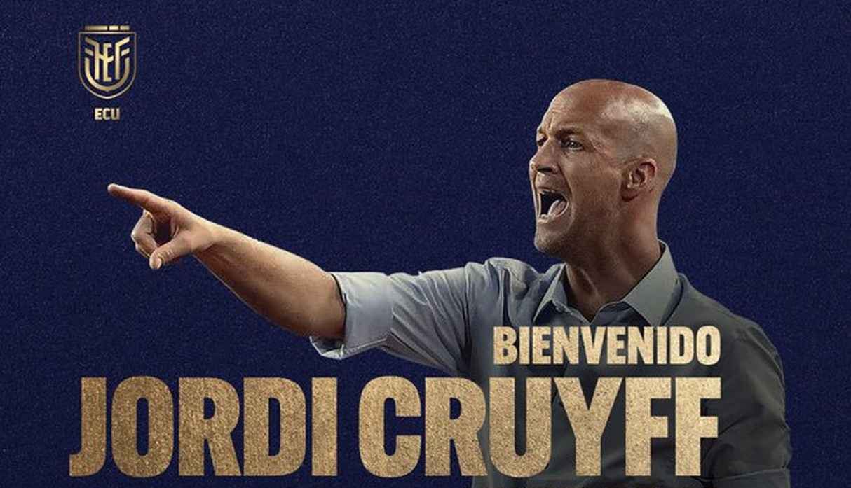 El holandés Jordi Cruyff, hijo del mítico Johan, dirigirá a a la selección de Ecuador. (Foto: AFP)