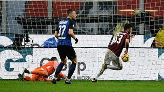 AC Milan venció 1-0 al Inter de Milán en la prórroga y clasificó a las semifinales de la Copa Italia