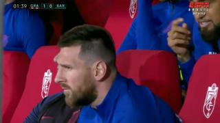 Granada revienta a Messi: la cara de Leo con el error de Firpo para el gol del 1-0 en Los Cármenes [VIDEO]