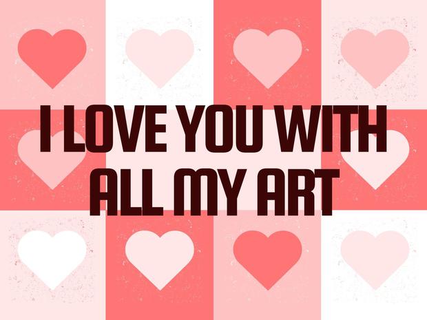 I love you with all my art (Photo: Canva | Gestión Mix)