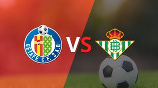 Comenzó el segundo tiempo y Getafe está empatando con Betis en el estadio Coliseum Alfonso Pérez