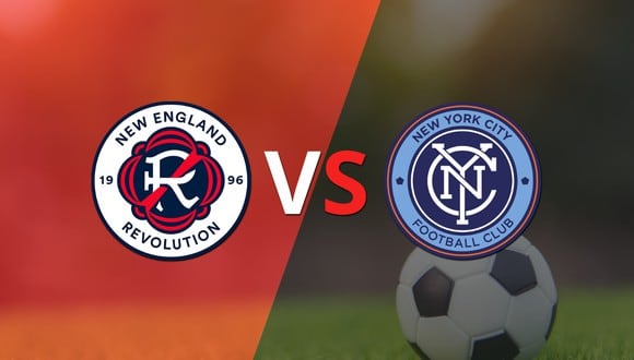 Termina el primer tiempo con una victoria para New England Revolution vs New York City FC por 2-0