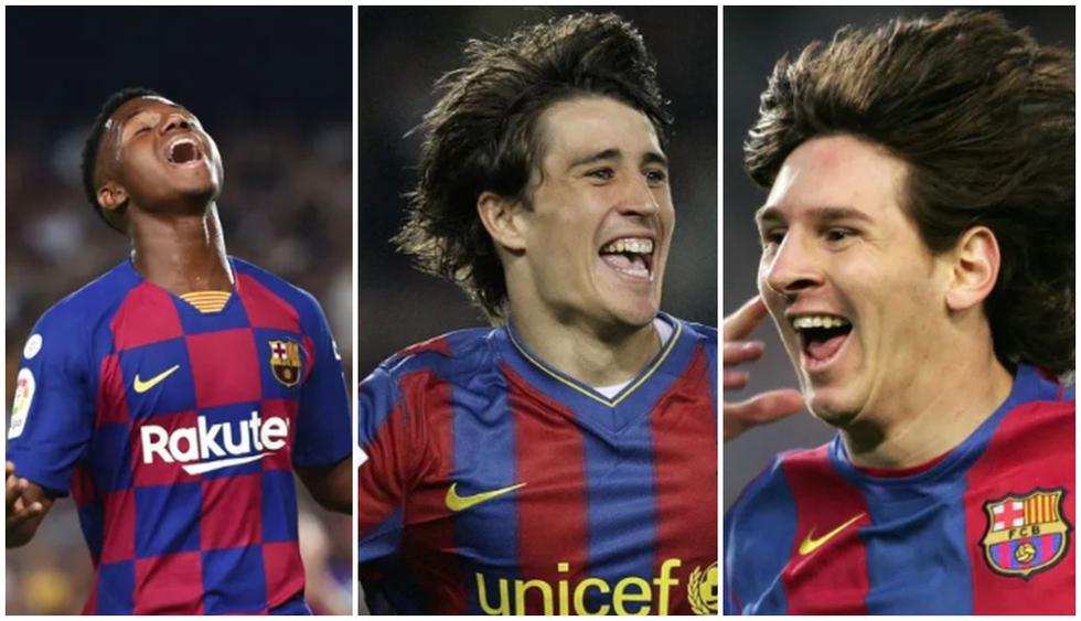 Los 10 futbolistas más jóvenes en debutar en Barcelona.