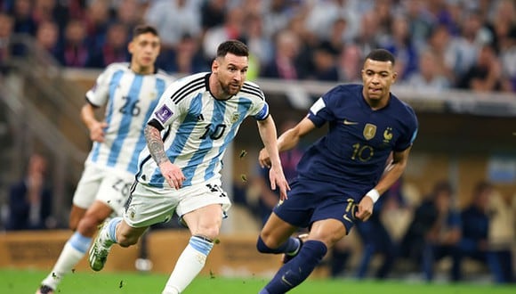 Lionel Messi le ganó a Kylian Mbappé la final del Mundial Qatar 2022. (Foto: Getty Images)