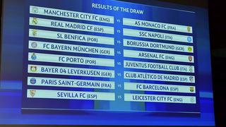 Champions League EN VIVO : la programación y resultados de los partidos por octavos de final