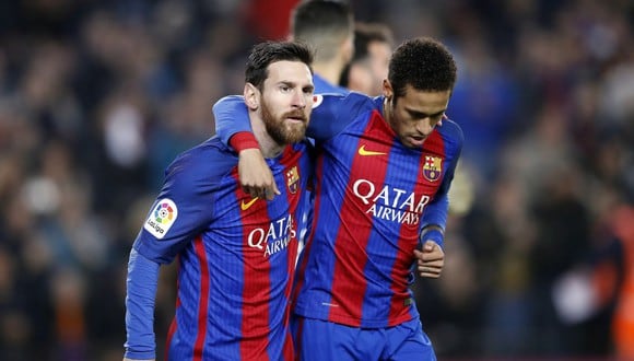 Neymar jugó con Lionel Messi en Barcelona desde 2013 a 2017. (Foto: Getty Images)