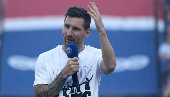 Lionel Messi firmó contrato con el PSG por dos temporadas, con opción a una tercera. (Foto: AP)