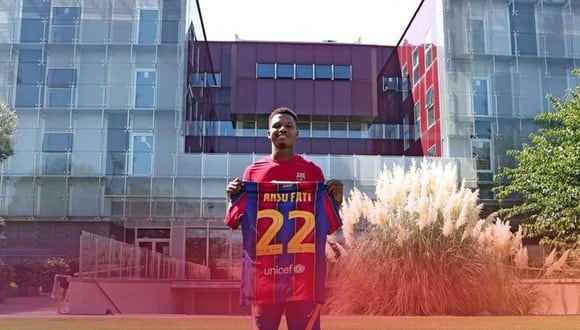 La cláusula de Ansu Fati llega ahora a los 400 millones de euros. (FC Barcelona)