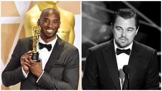 No creen en nadie: Kobe Bryant es comparado con Leo DiCaprio tras ganar Premio Oscar