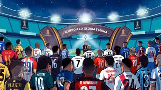 Con el ‘Mudo’ y Aldair: la caricatura de CONMEBOL a horas del reinicio de la Copa Libertadores
