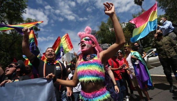 El sábado 24 de junio se realizará la XLV Marcha del Orgullo LGBTTTIQA+ de la Ciudad de México (Foto: AFP)