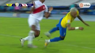 Neymar en su máxima expresión: VAR anuló penal tras supuesta falta de Tapia en el Perú vs. Brasil [VIDEO]