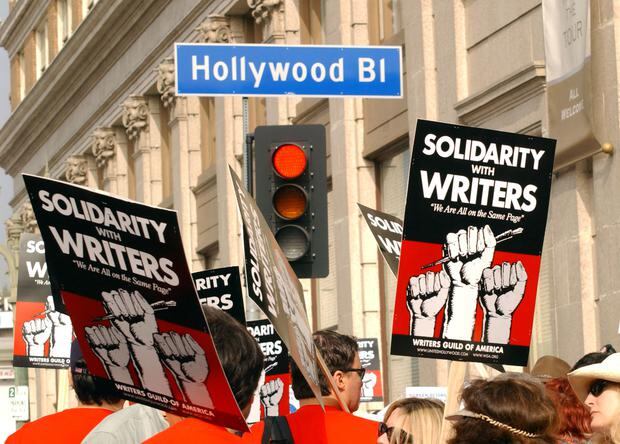 Huelga de los guionistas (Foto: AFP)