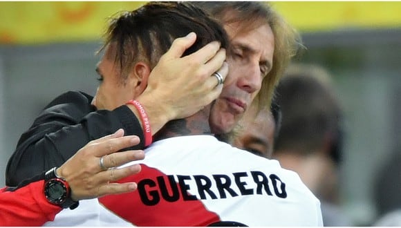 Ricardo Gareca dijo que la Selección Peruana tiene la fortuna de tener a Paolo Guerrero. (GEC)