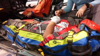 Una pena: boliviano Walter Nosiglia Jr sufrió fractura de brazo en la tercera etapa del Dakar 2019