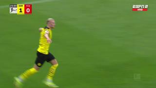 El gol de Erling Haaland para el 2-0 del Borussia Dortmund vs. Unión Berlín [VIDEO]