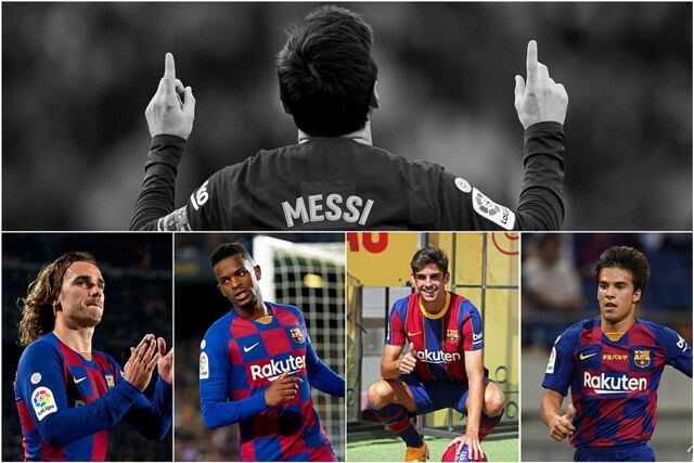 El  futuro once del Barcelona sin Leo Messi. (Getty)