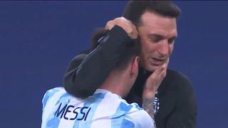 No estuvo al 100%: Scaloni reveló que Messi jugó la final de la Copa con molestias