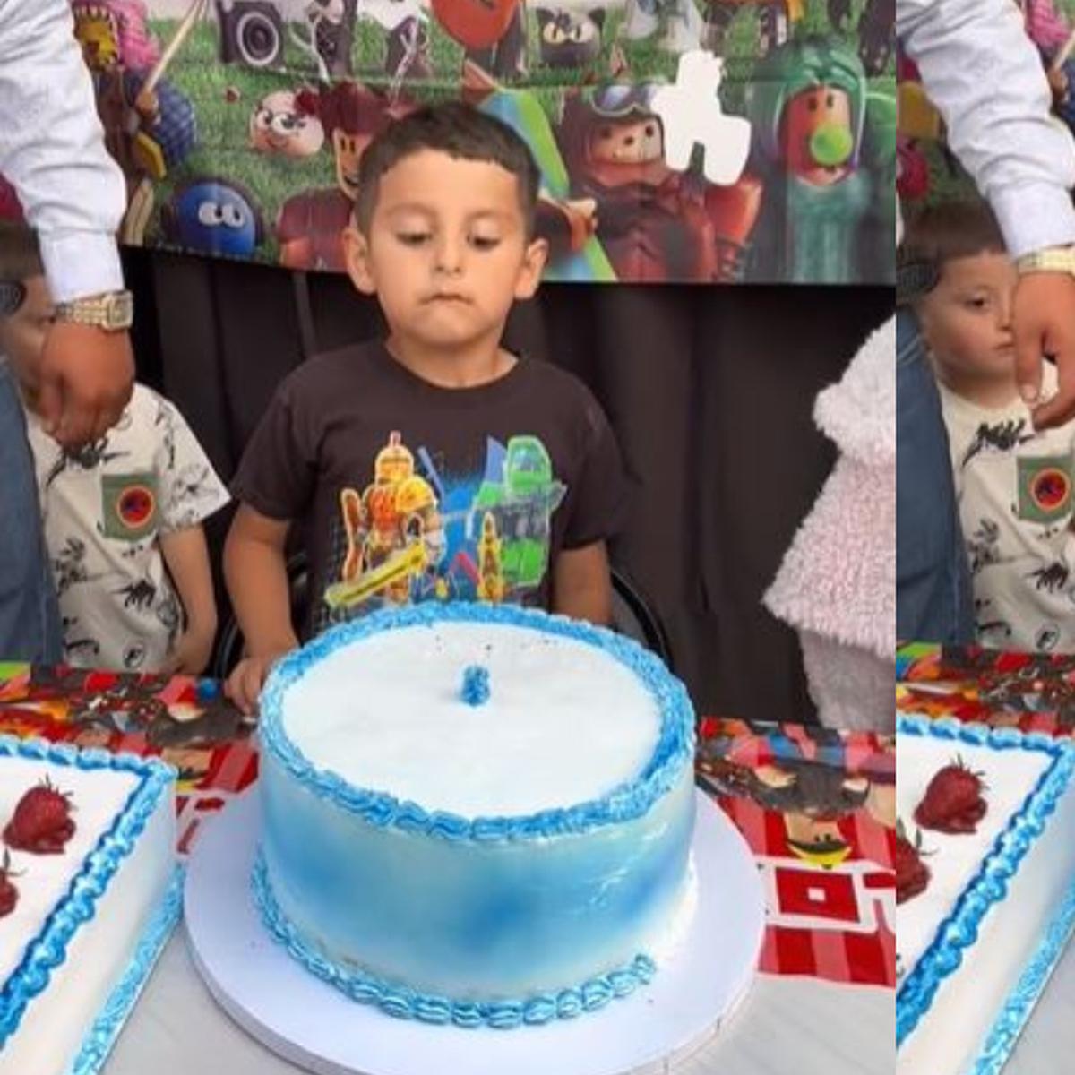 Niño, Niña, cuidado, torta de cumpleaños, tabla, mentira, celebrar
