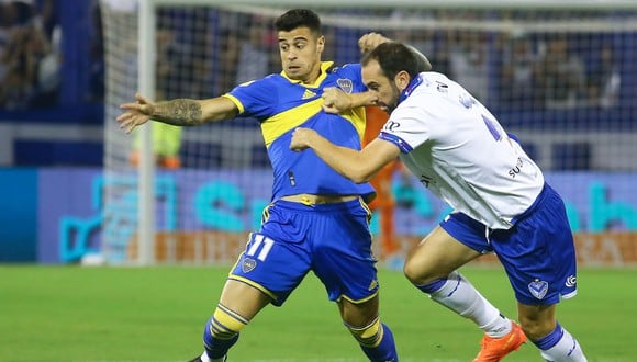 Boca vs. Vélez se enfrentan por Liga Profesional Argentina. (Foto: ESPN)