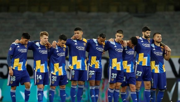 Tras la eliminación de Boca Juniors en la Copa Libertadores 2021, hubo violencia en los vestuarios del Mineirao. (Foto: AFP)