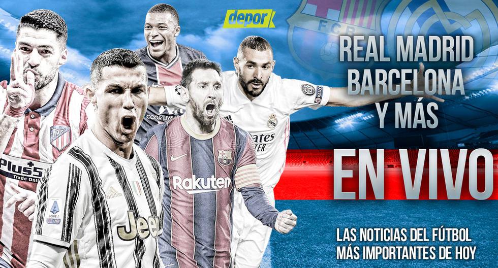Todos los años Alfombra destilación Con Barcelona y Real Madrid: resumen de las noticias de fútbol más  importantes del día | FUTBOL-INTERNACIONAL | DEPOR