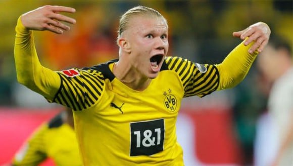 Erling Haaland acaba contrato con el Borussia Dortmund en el 2024. (Foto: Getty)
