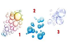 Obtendrás información acerca de tu personalidad con solo elegir un grupo de burbujas