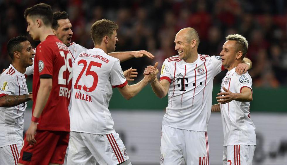 Bayern Munich se metió a la final de la Copa Alemana 2017-18. (Fotos: Agencias)