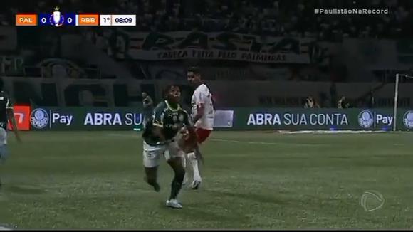 Endrick realizó un 'lujo' en el partido de Palmeiras vs. Bragantino. (Video: Twitter / @tiagosepz)