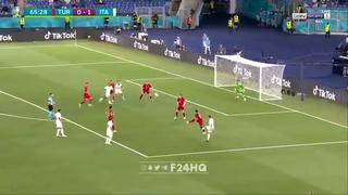 Ahora sí, toda ‘Azurri’: Immobile marca el 2-0 de Italia vs. Turquía por la Eurocopa [VIDEO]