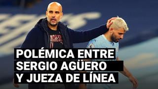 Pep Guardiola defendió a Sergio Agüero por la polémica con la jueza de línea